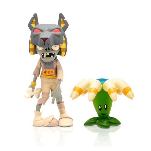 Plants vs. Zombies 2 Its About Time Tomb Raiser Zombie with Bloomerang 3-Inch Action Figure